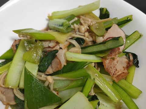 緑野菜で！小松菜のオイスターソース炒め！